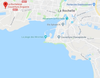 Localisation La Rochelaise Couverture Zinguerie La Rochelle